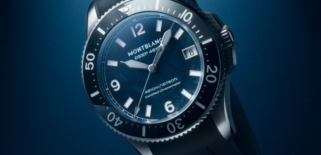 New Watches & Wonders 2024 Release - The Montblanc Iced Sea 0 Oxygen Deep 4810 watch