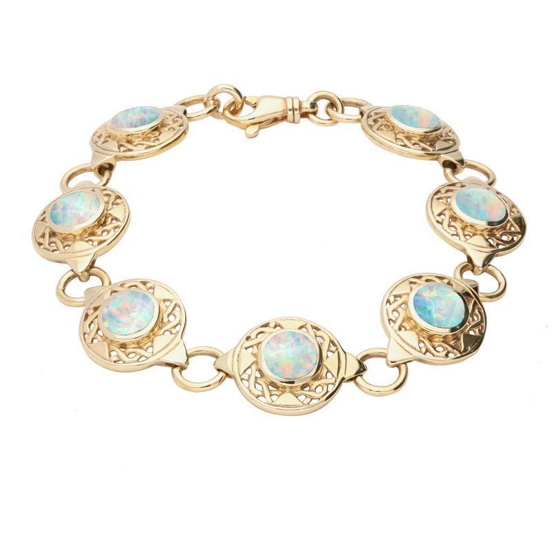 アクセサリー Gold Bracelet SP-Medium Goldsmiths 9ct Yellow Gold 3mm Square Spiga 7.5 inch