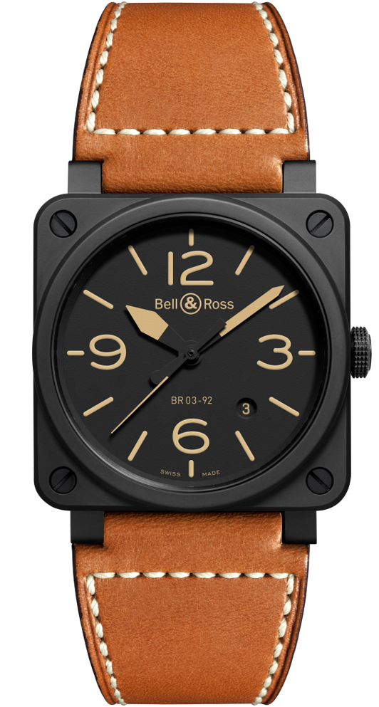 Bell Ross Watch BR 03 92 Heritage D BR0392 HERITAGE CE C W Sellors Luxury Watches