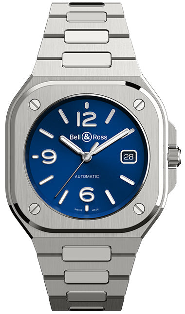 Bell Ross BR 05 Auto Blue Steel Bracelet