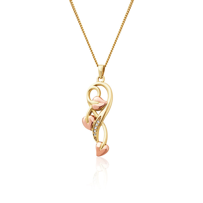 Clogau Tree of Life 9ct Gold Diamond Pendant D TOLCDP C W Sellors Fine Jewellery