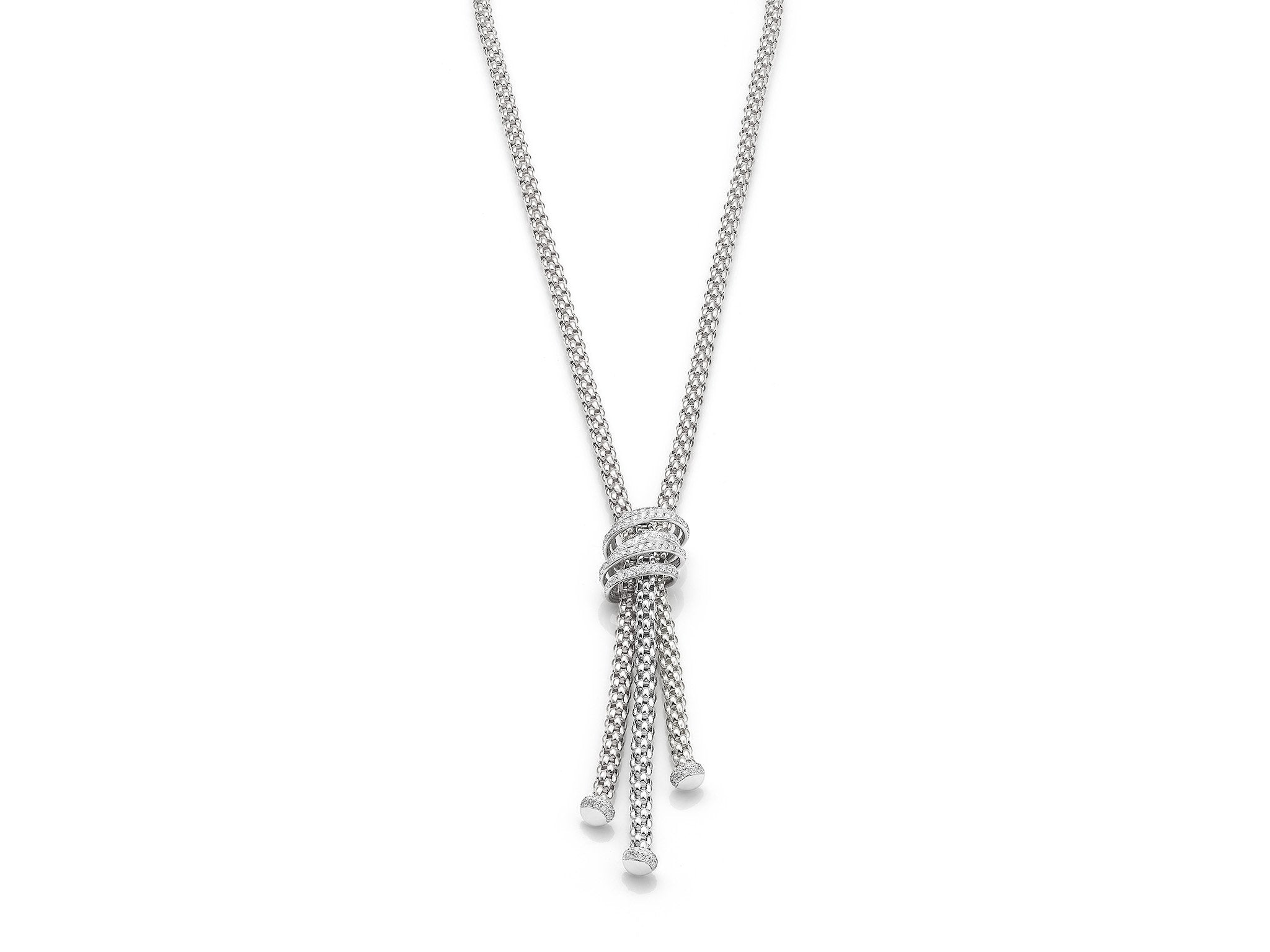 Diamond lariat necklace white gold deals