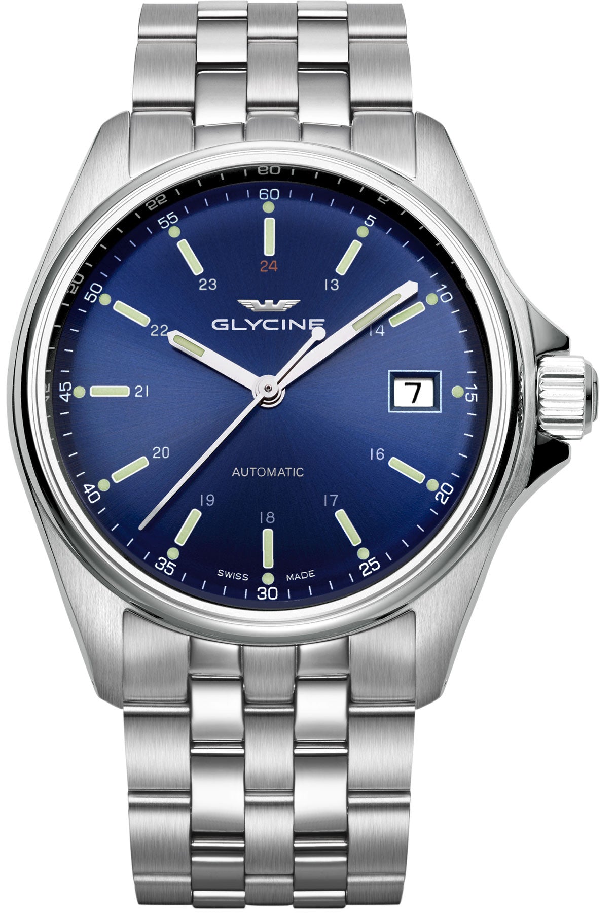 Glycine combat 6 36mm blue hotsell