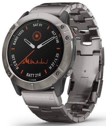 Fenix 6x pro titanium shop