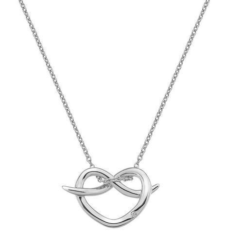 Hot diamonds infinity necklace clearance