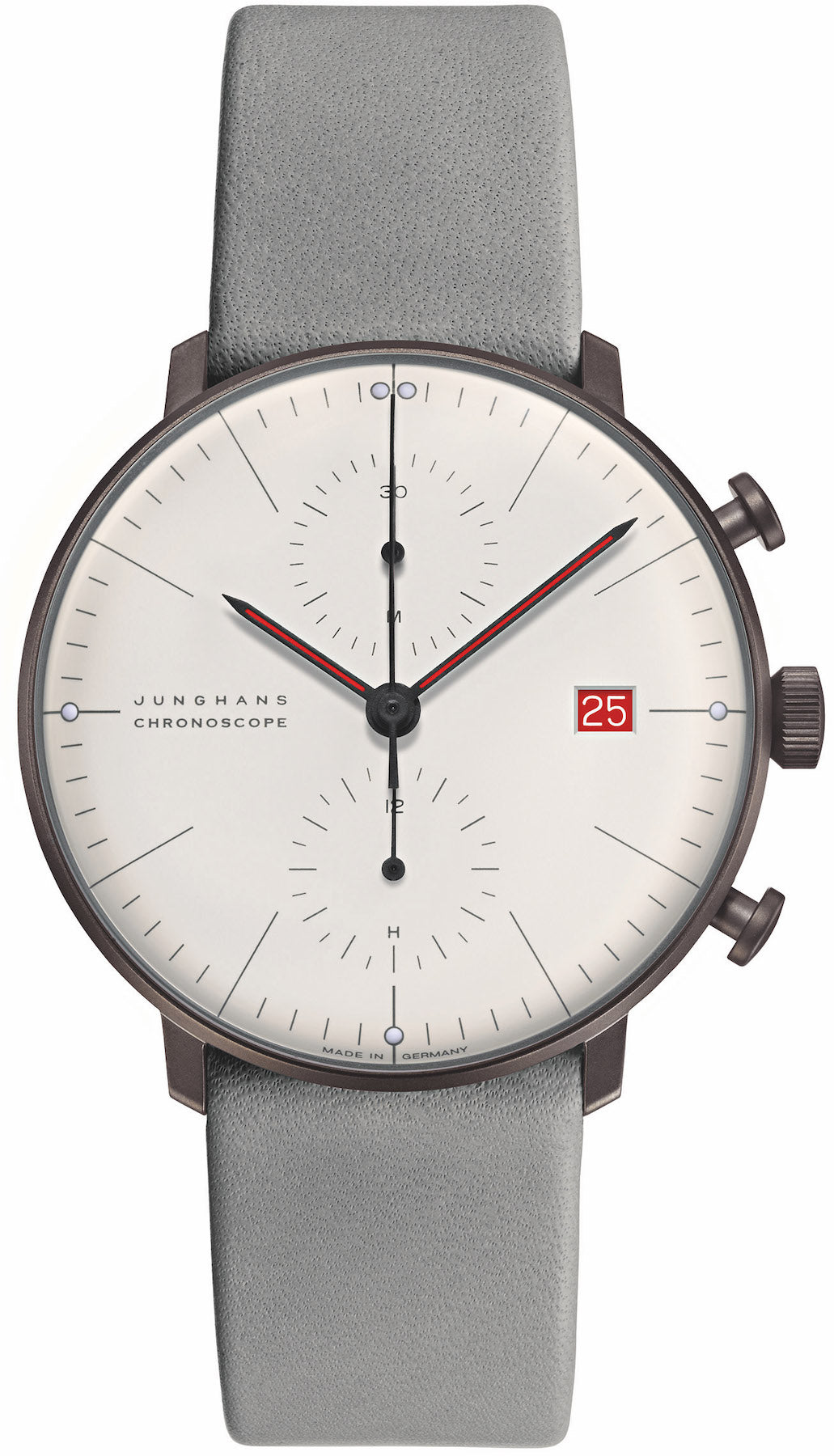 Junghans Watch Max Bill Chronoscope 100 Jahre Bauhaus Limited Edition 027 4902.02 C W Sellors Luxury Watches
