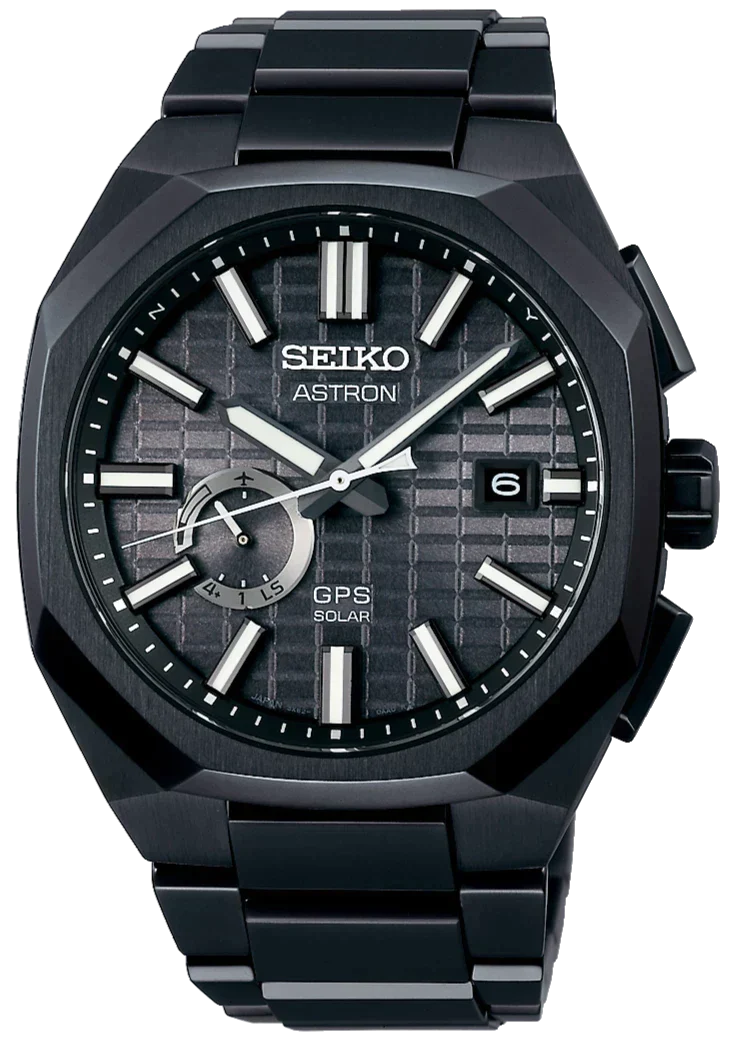 Seiko Astron GPS Solar Jet Black Crystal Box Watch SSJ015J1 | C W