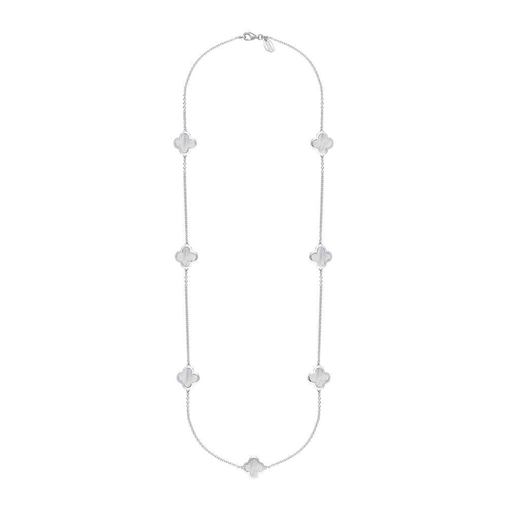 ■ENGBROX■ happiness clover pearl necklace EBNL24067SV happiness clover pearl necklace - ENGBROX | 60% - Asian