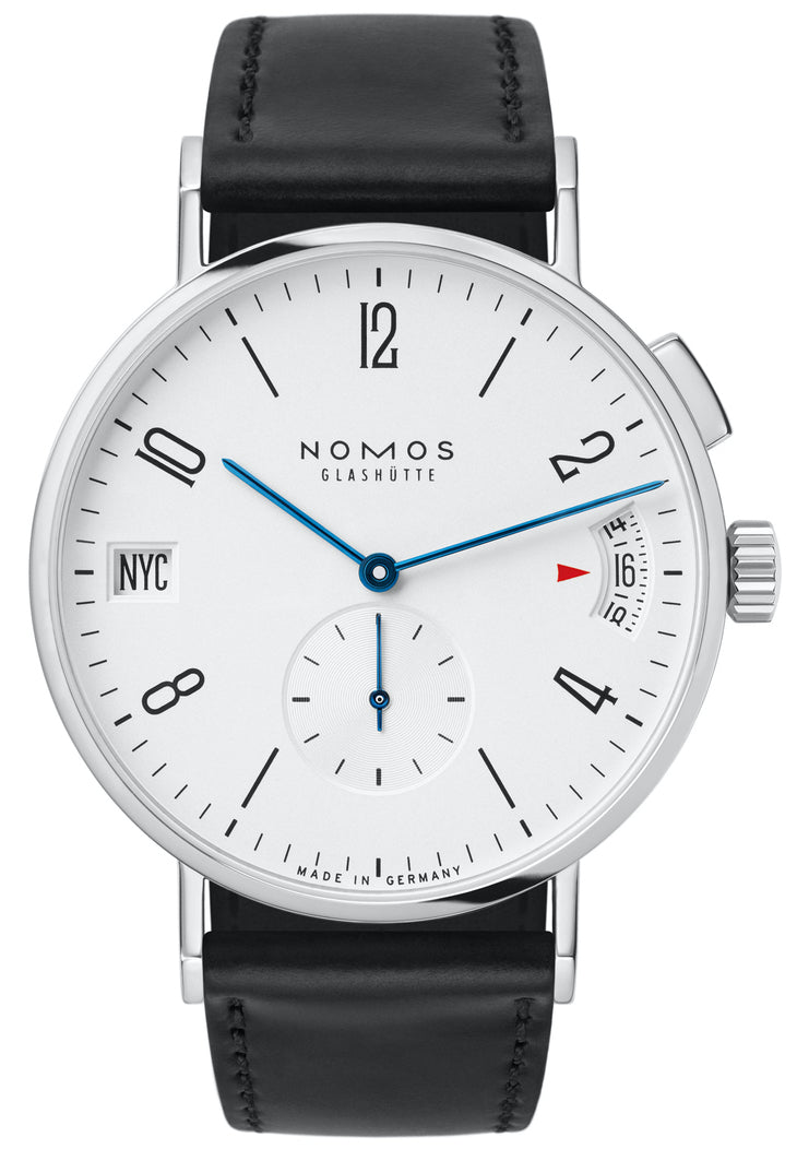 Nomos Glashutte Tangomat GMT Sapphire Crystal Watch 635 C W
