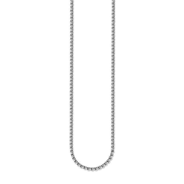 Thomas Sabo Rebel At Heart Oxidised Sterling Silver Venezia Chain