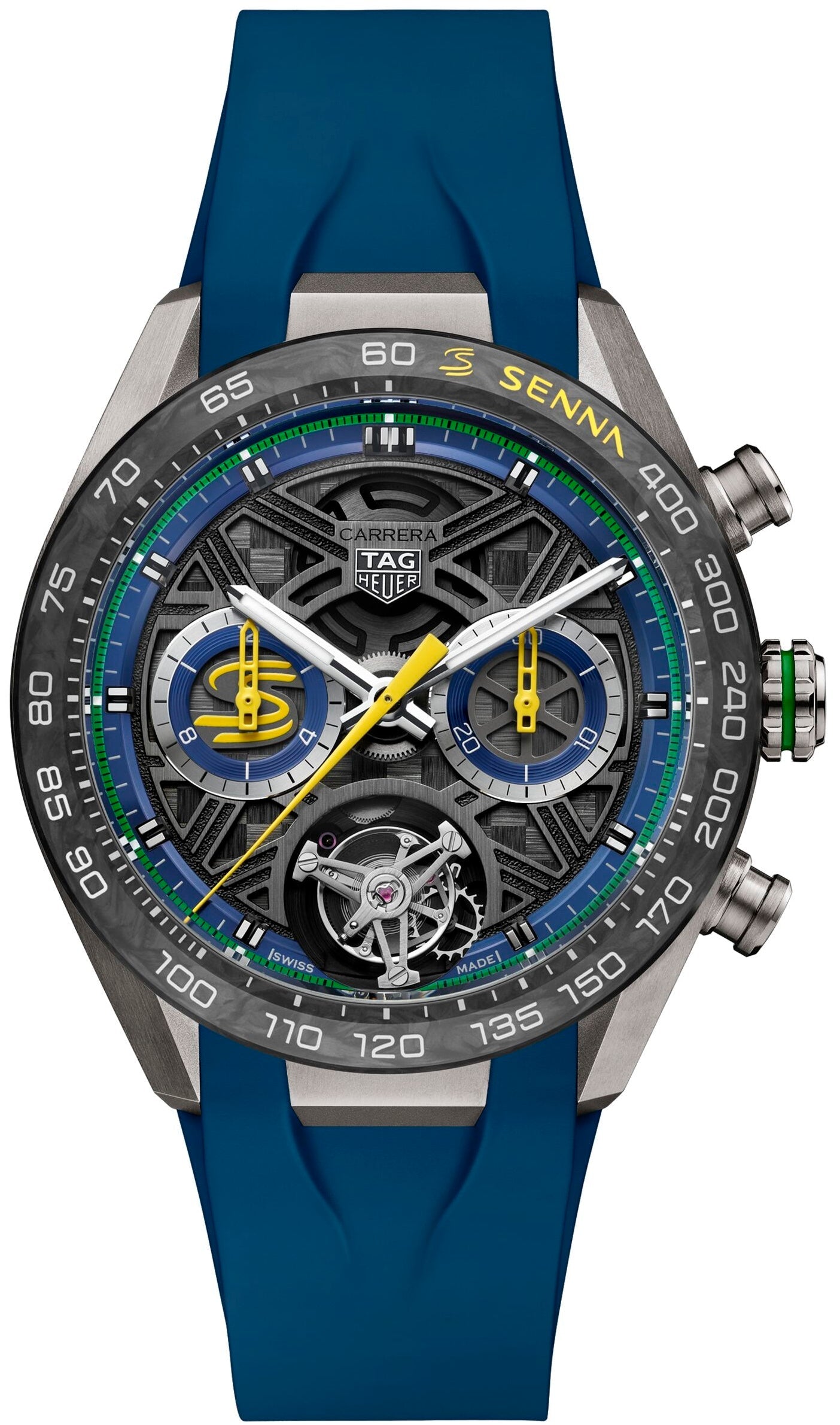 TAG Heuer Carrera Chronograph Extreme Sport x Senna Watch CBU5081