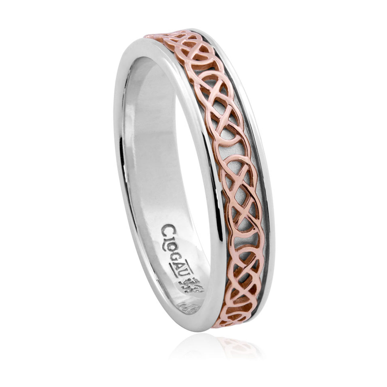 Clogau Annwyl Sterling Silver 9ct Rose Gold Ring 3SCWR C W