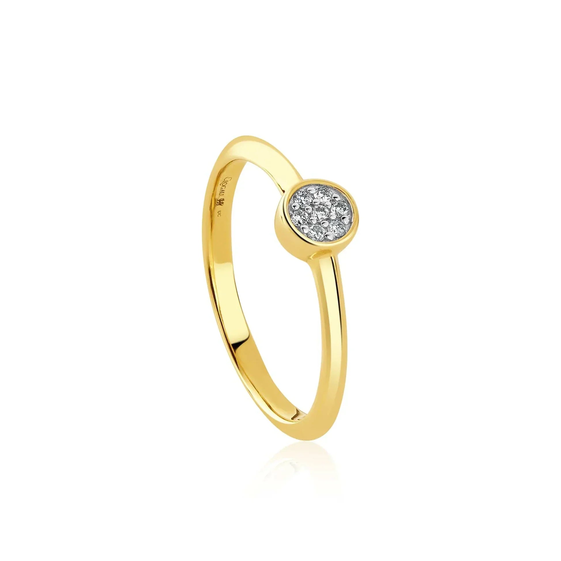 Clogau Celebration 9ct Gold Laboratory Diamond Ring GCLC0362 C W