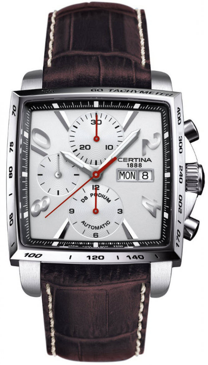 Certina Watch DS Podium Square Chrono Automatic C001.514.16.037.00 C W Sellors Luxury Watches