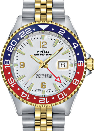 Delma Santiago GMT Bi Colour 52702.648.6P014 C W Sellors Fine Jewellery