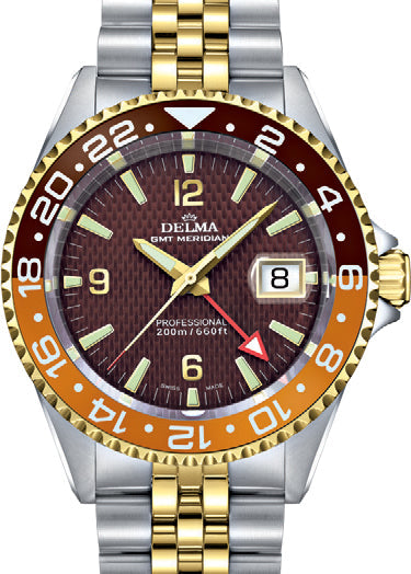 Delma Santiago GMT Bi Colour 52702.648.6.104 C W Sellors Fine Jewellery