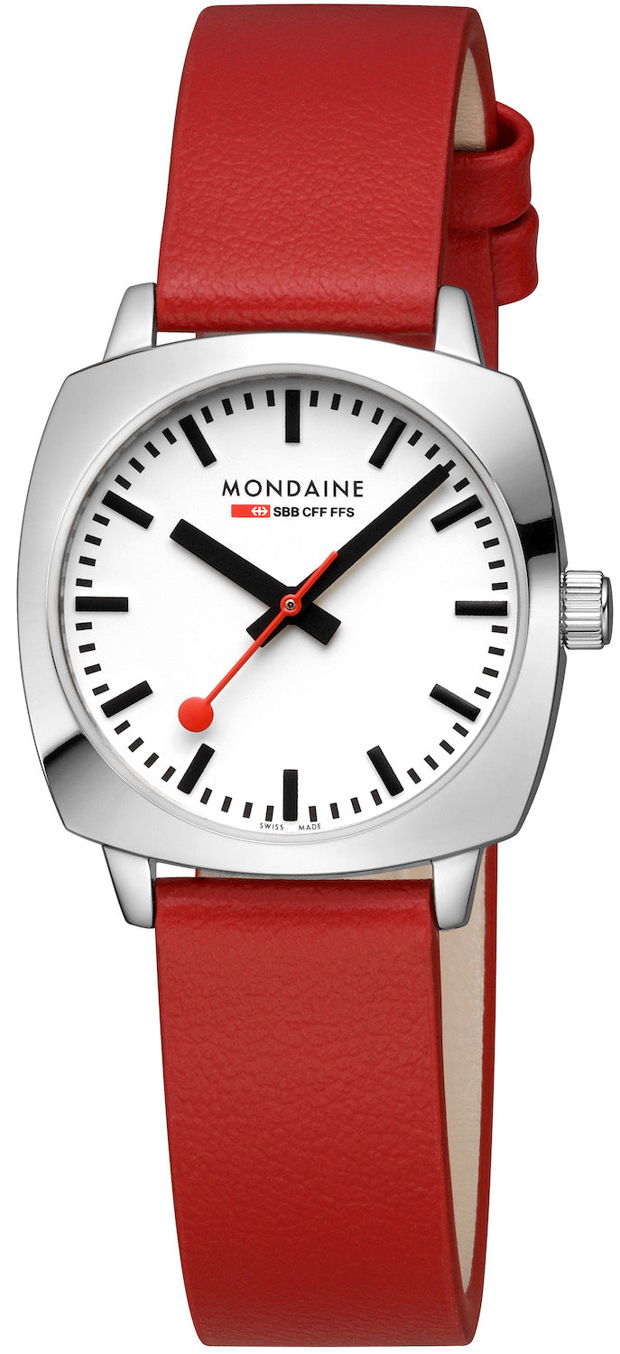 Mondaine Official Swiss Railways Cushion Watch C W