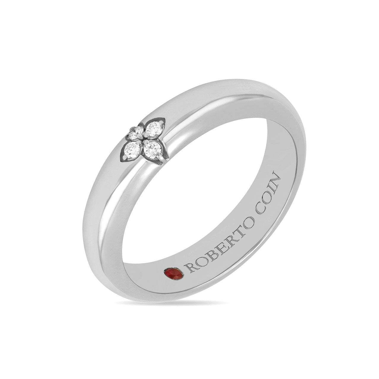 Roberto Coin Love in Verona 18ct White Gold Diamond Ring - Main Image