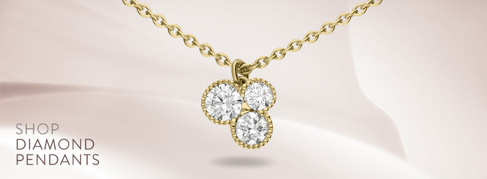 Shop Diamond Pendants, from C W Sellors Fine Jewellery, Derbyshire