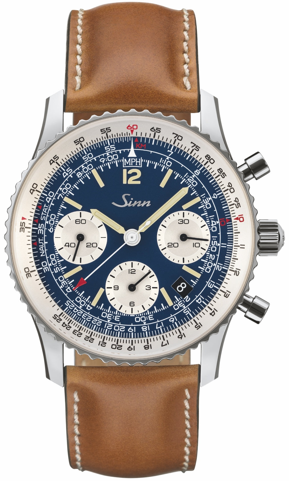 Blue Dial Sinn 903 Watch Sinn 903 St BE II Chronograph German