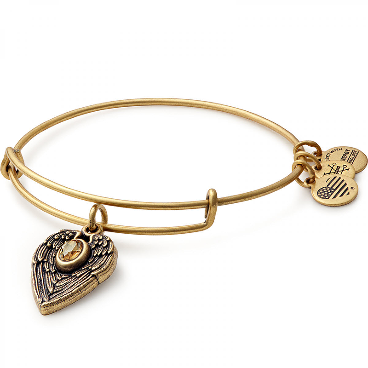 Alex and ani top guardian angel charm bangle