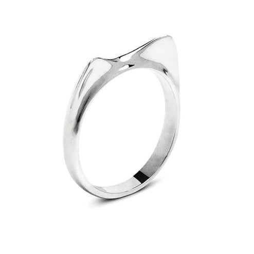 Cat Fever Sterling Silver Cat Ears Ring CFANE00005 C W Sellors Fine Jewellery