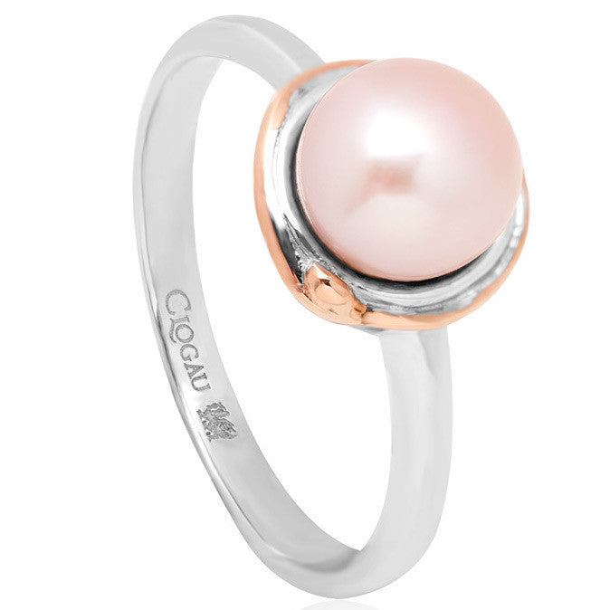 Clogau Tree Of Life Silver Pearl Ring D