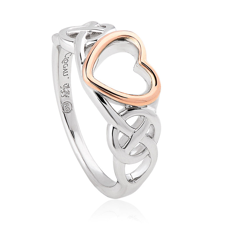 Clogau Welsh Royalty Sterling Silver Heart Ring C W Sellors Fine Jewellery