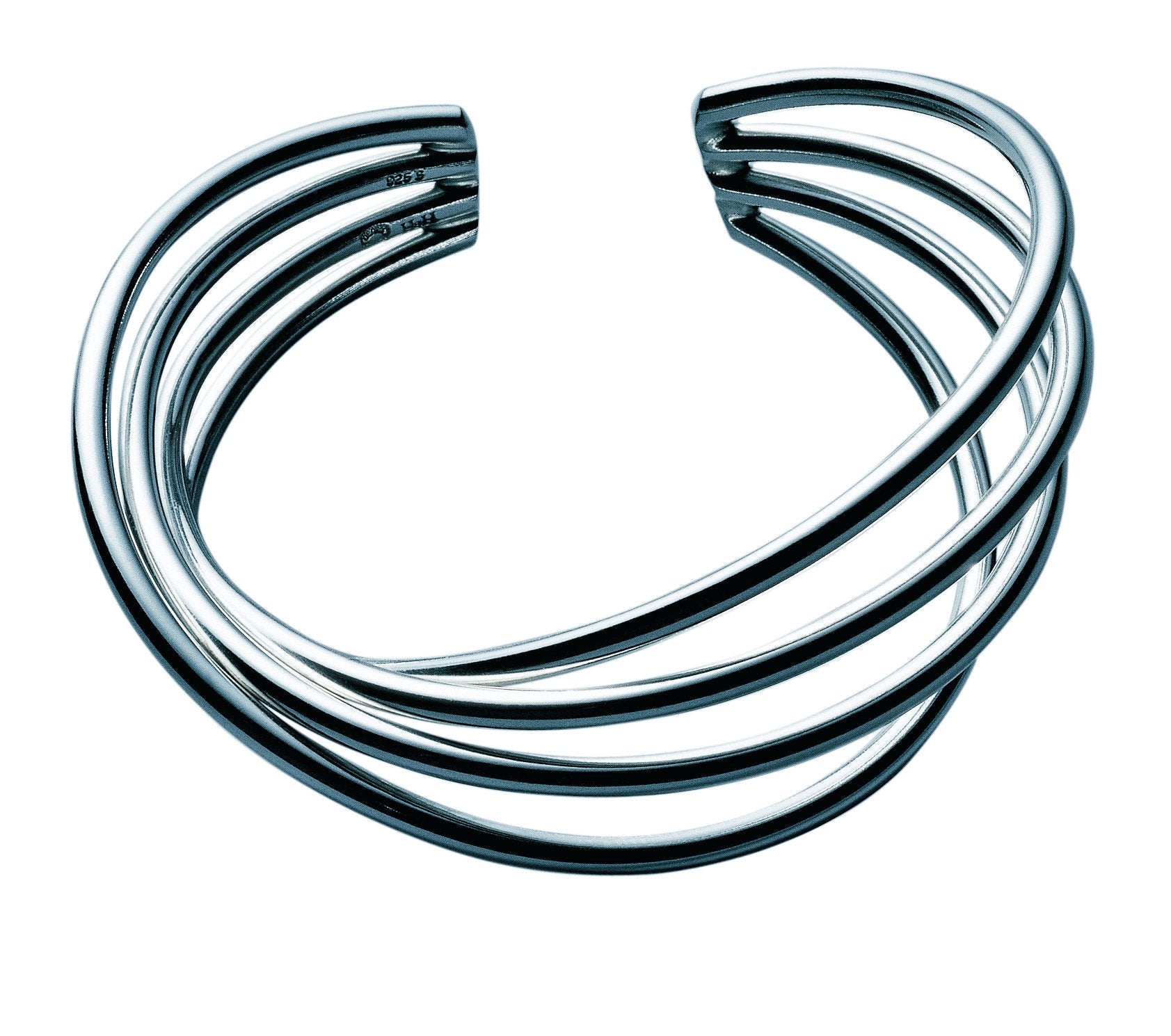 Georg Jensen Alliance Sterling Silver Bangle 3530419 C W Sellors Fine Jewellery