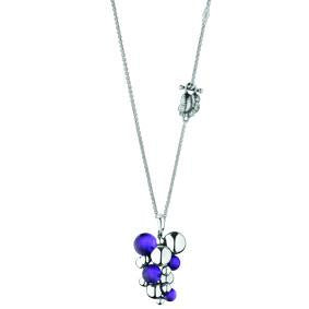 Georg Jensen Moonlight Grapes Sterling Silver Amethyst Necklace D 3536315 C W Sellors Fine Jewellery