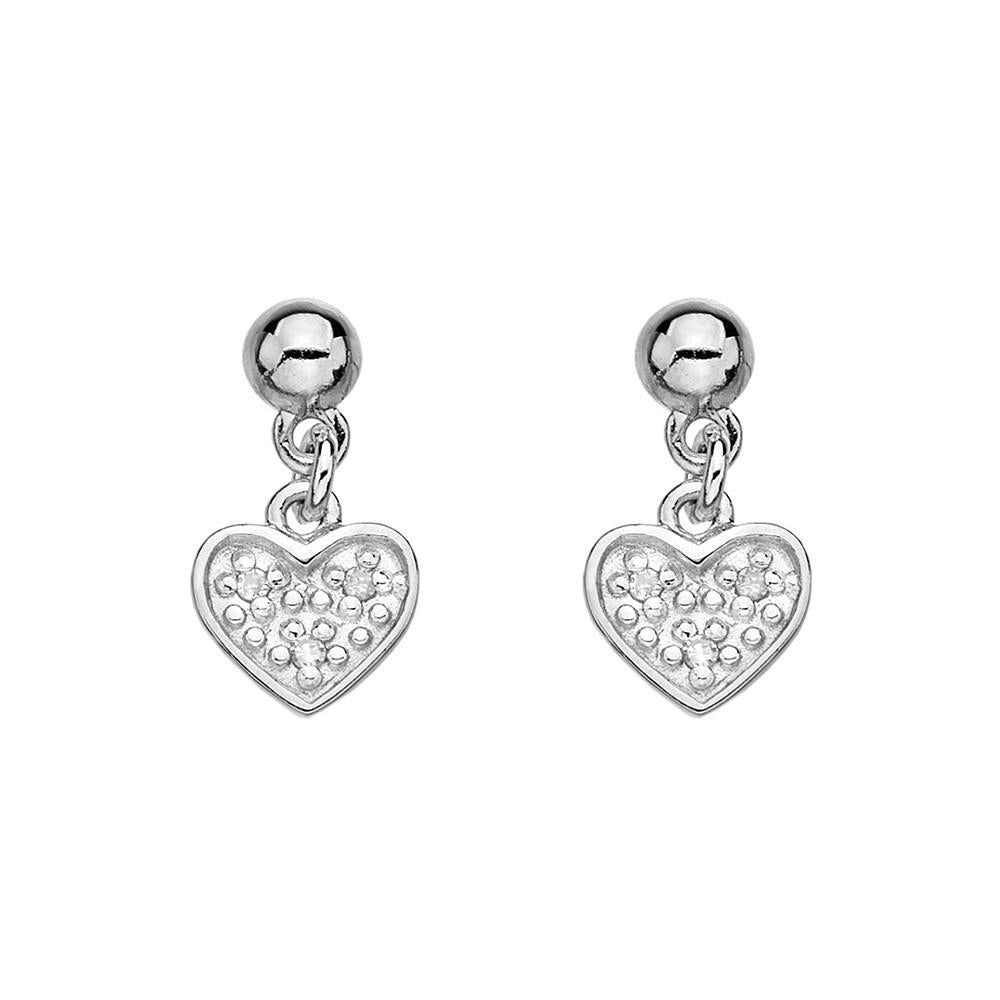 Hot diamonds heart earrings store