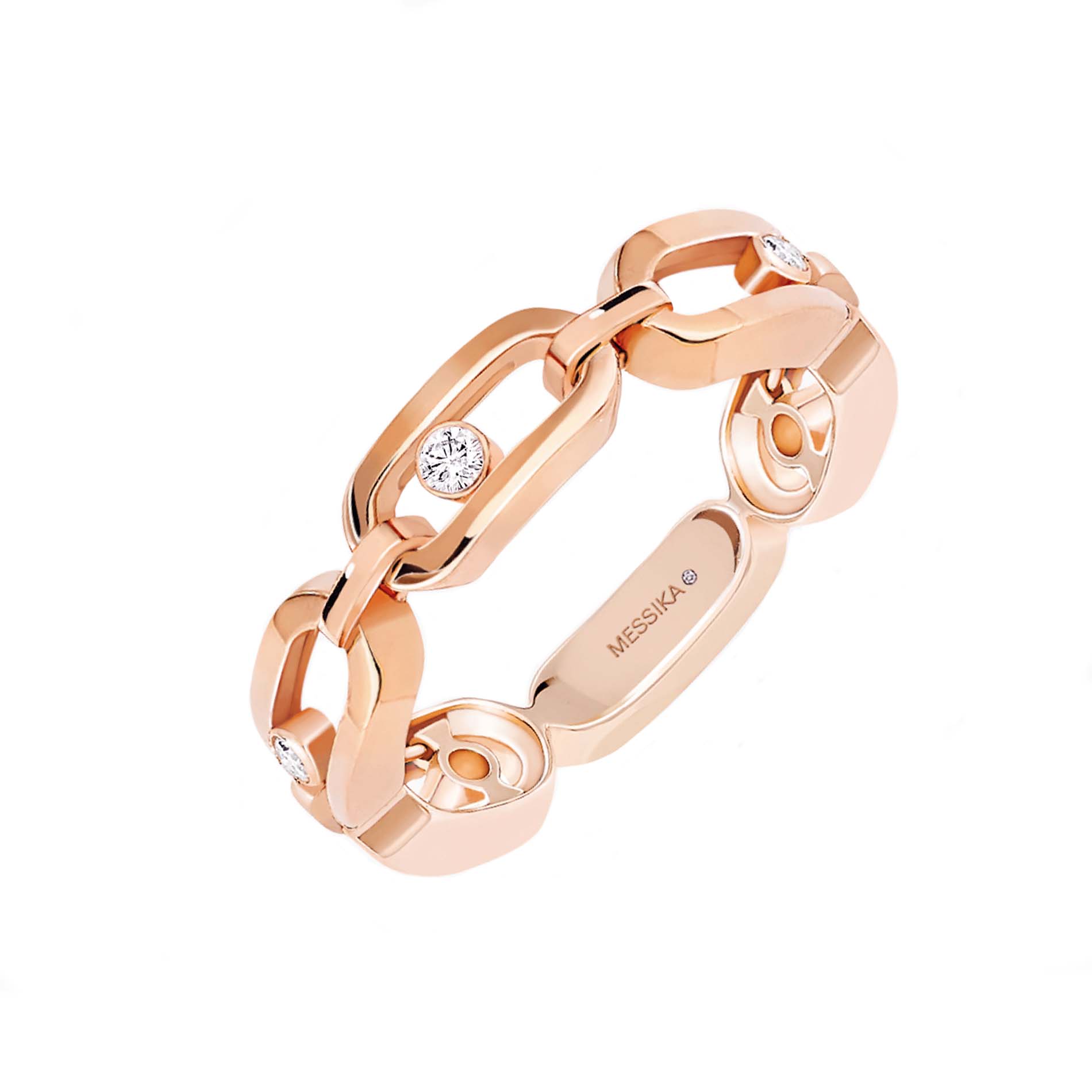 Messika ring rose discount gold
