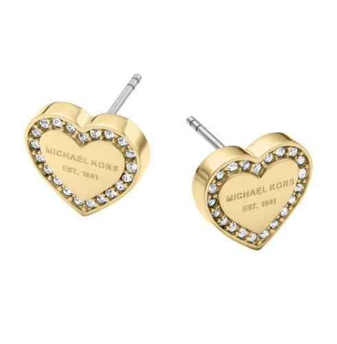Michael Kors Heritage Heart Earrings D MKJ3965710 C W Sellors Fine Jewellery