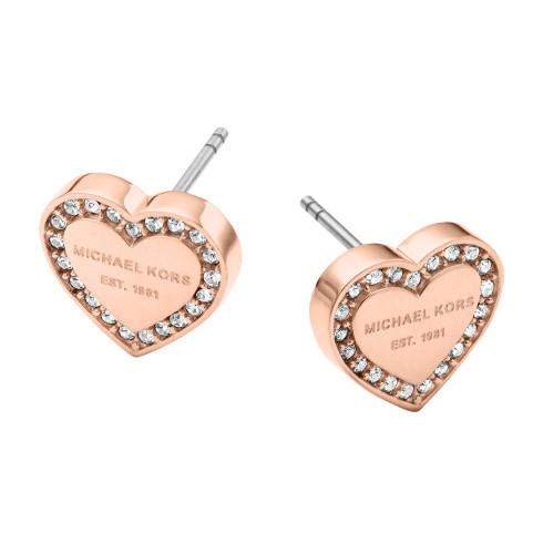 Michael kors 2025 rose gold hoops