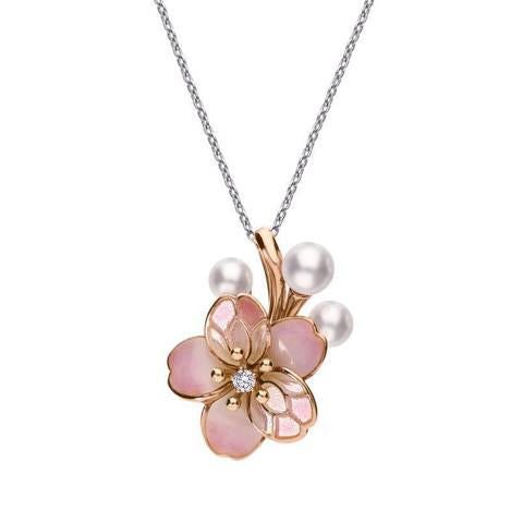 Cherry blossom necklace top