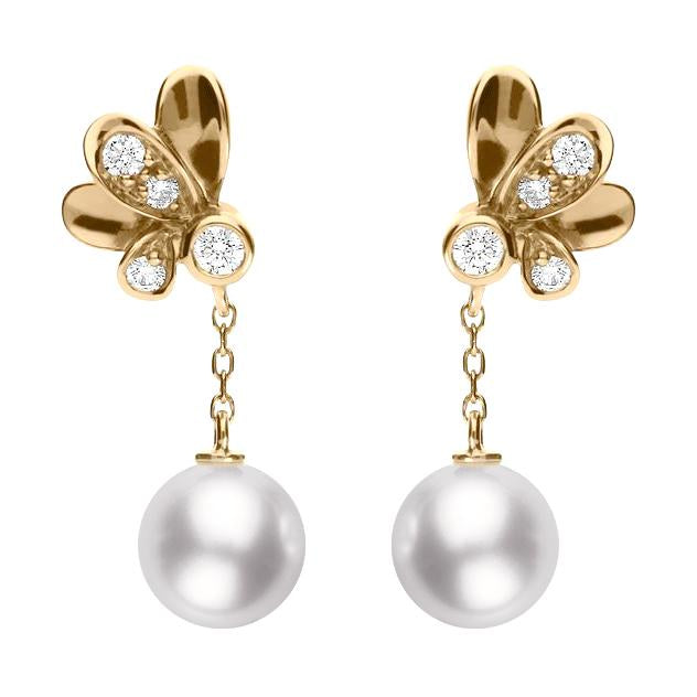 Mikimoto pearl on sale earrings kay jewelers