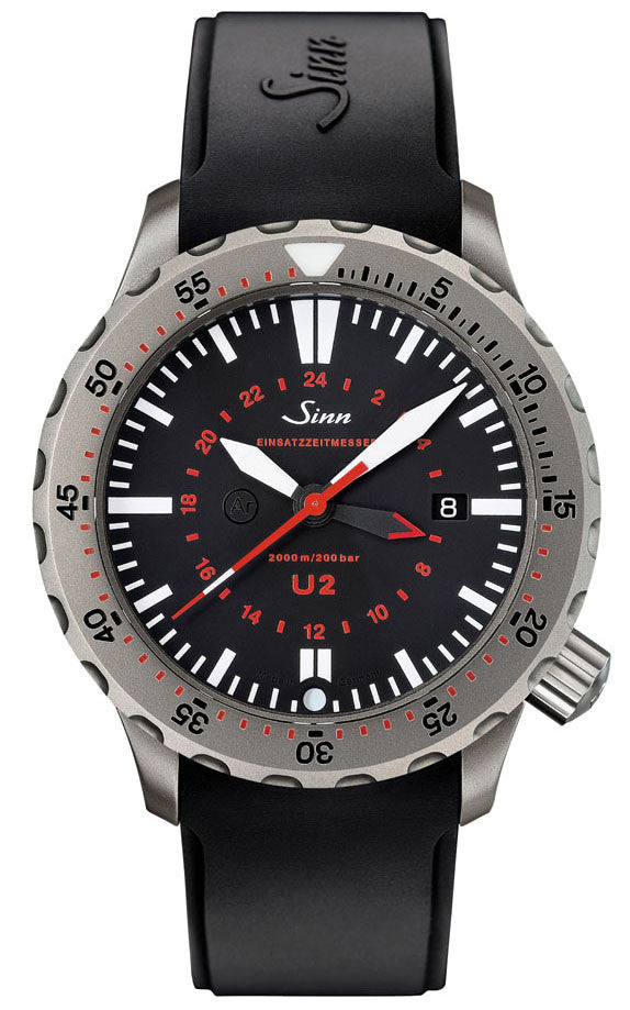 Sinn U2 EZM Rubber Watch Rubber Strap C W Sellors