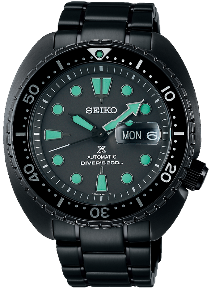 Seiko blacked out sale
