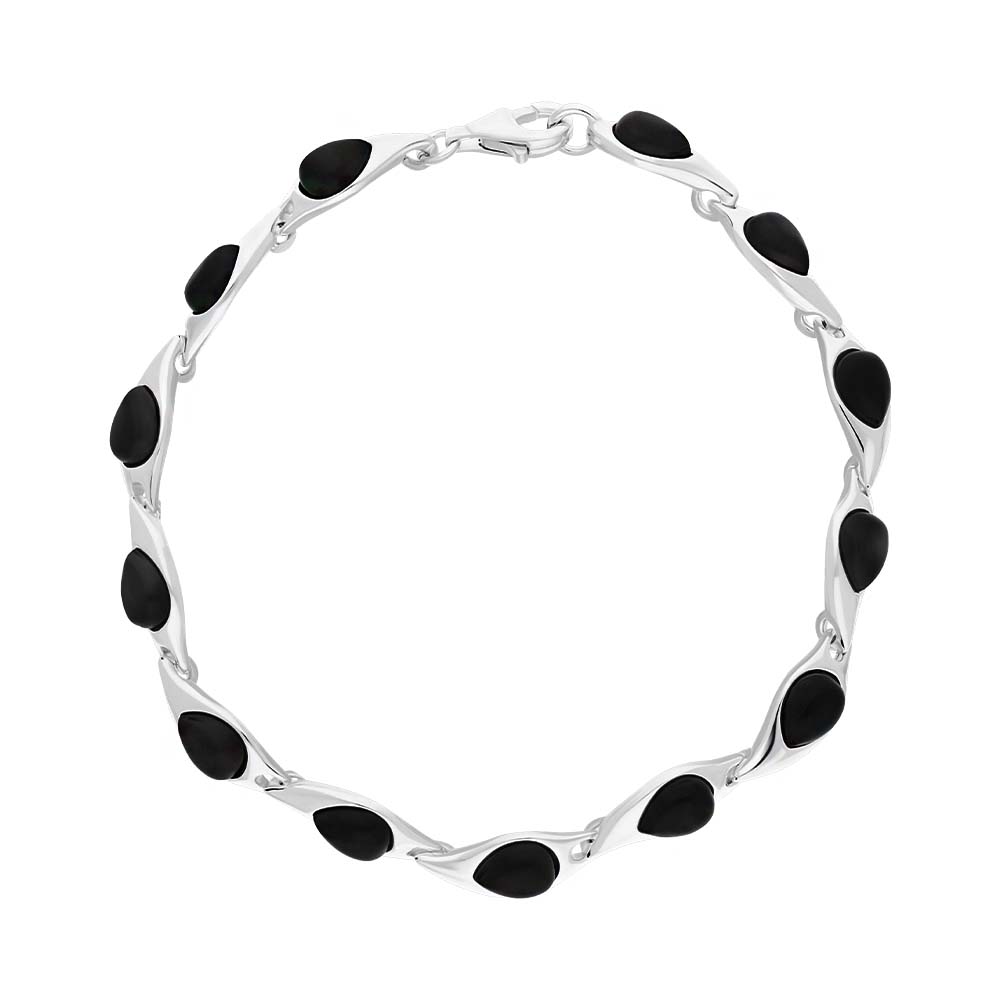 Jet stone sales bracelet