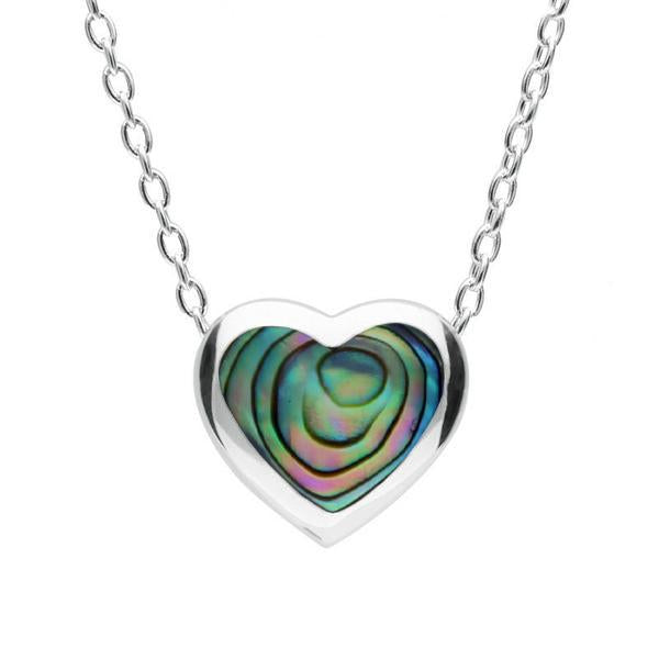 Abalone heart necklace new arrivals