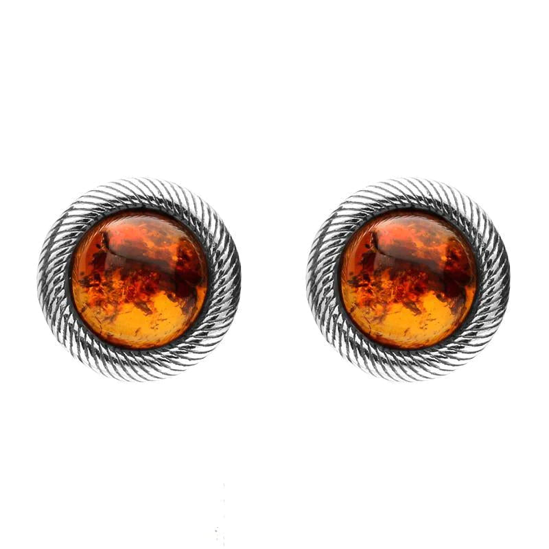 Amber stone outlet earrings