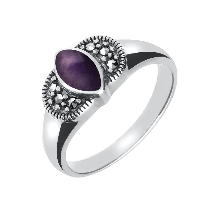 Sterling silver best sale marquise ring