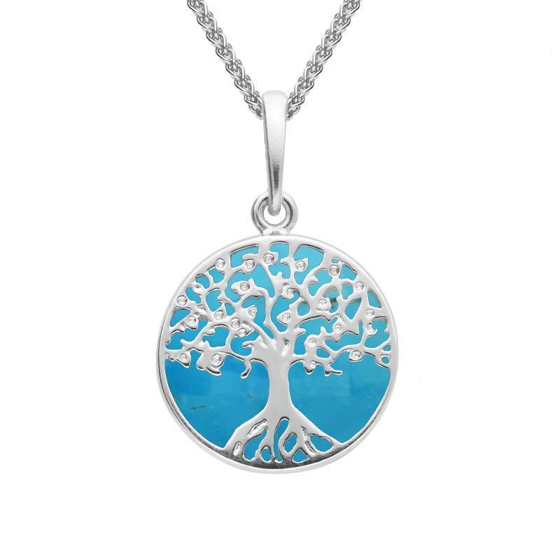 Turquoise tree of life pendant new arrivals