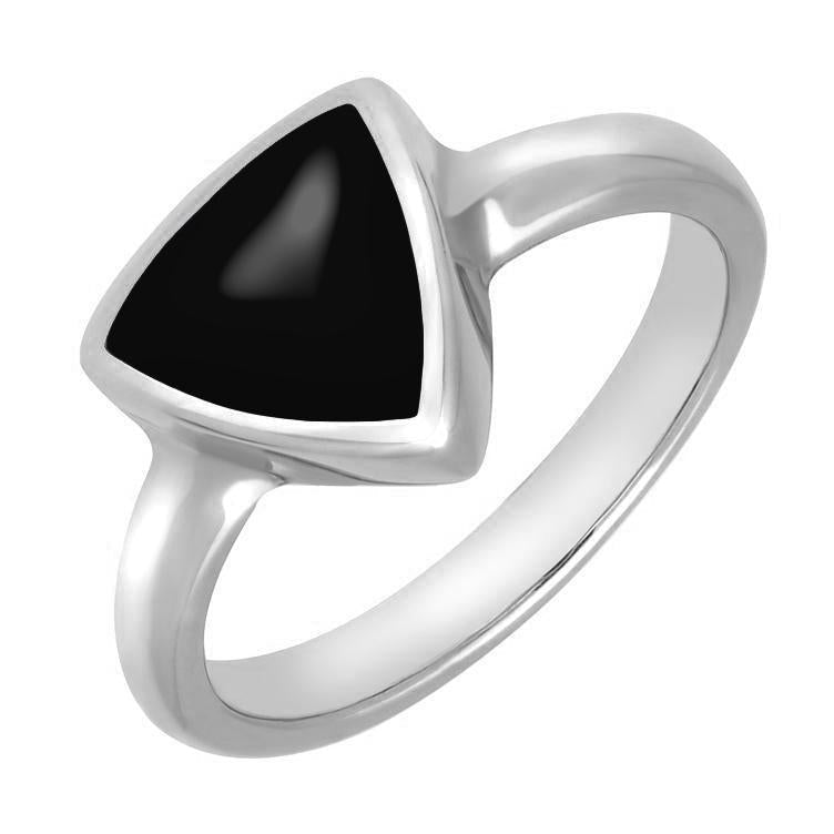 Sterling silver triangle ring top