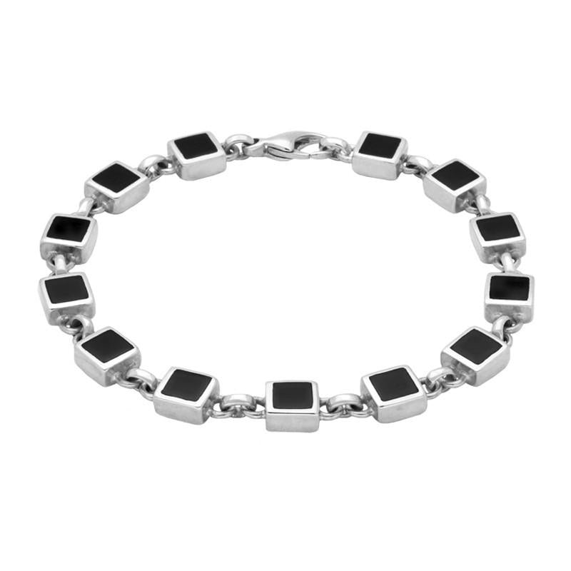 Sterling silver hot sale stone bracelets