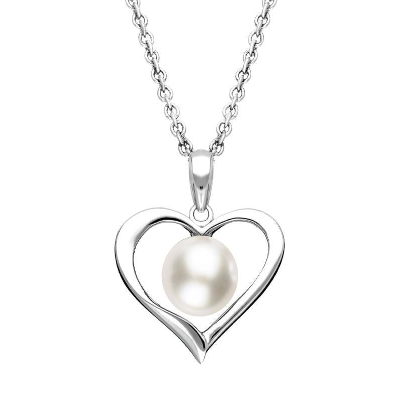 Cheap open sales heart necklace