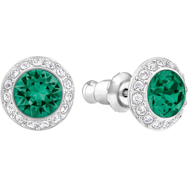 Swarovski Angelic Green Crystal Stud Earrings 5267105 C W Sellors Fine Jewellery