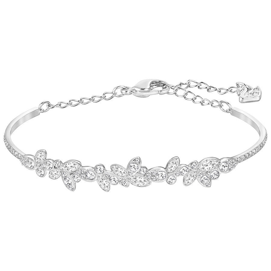 Swarovski Diapason Clear Crystal Bangle 5146743 C W Sellors Fine Jewellery
