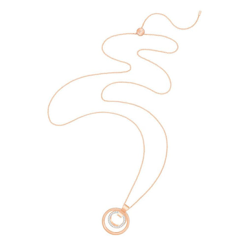 Swarovski Hollow Rose Gold White Crystal Pendant Medium 5349418