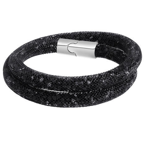 Swarovski black bangle online